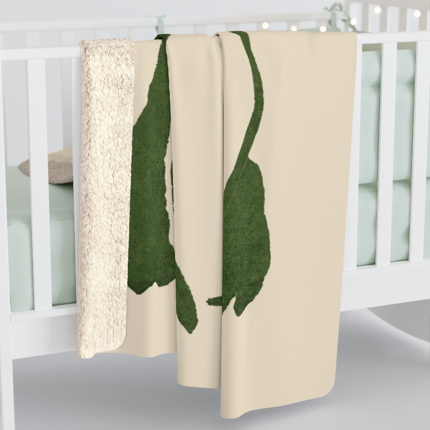 "I Find You Ribbiting" Matsumoto Hoji Frog Sherpa Fleece Blanket