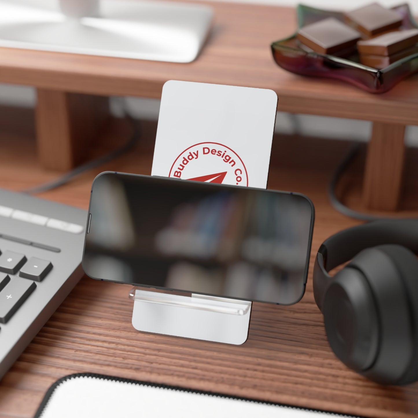 Mobile Display Stand | Custom Branding | Logo & QR Code