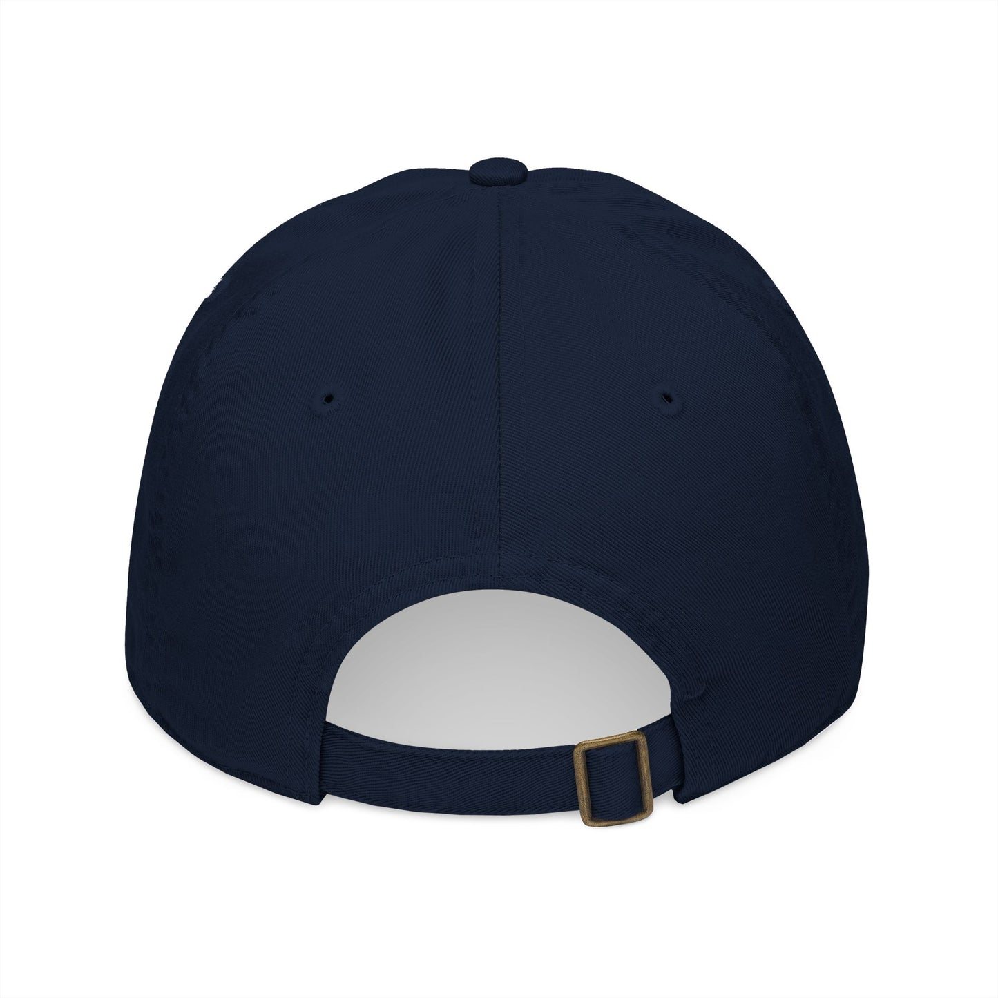 "Maybe Coffee Will Help" Embroidered Organic Baseball Cap | Yellow on Dark Versions