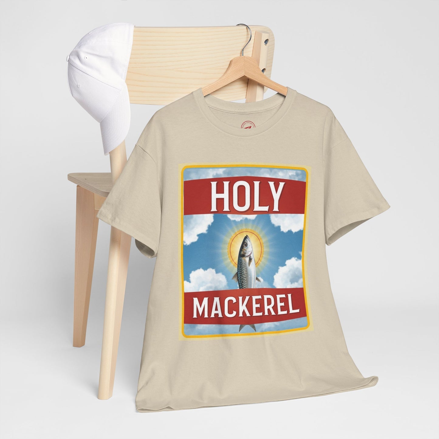 Holy Mackeral Vintage Pun T-Shirt — Retro Fishing Graphic Tee