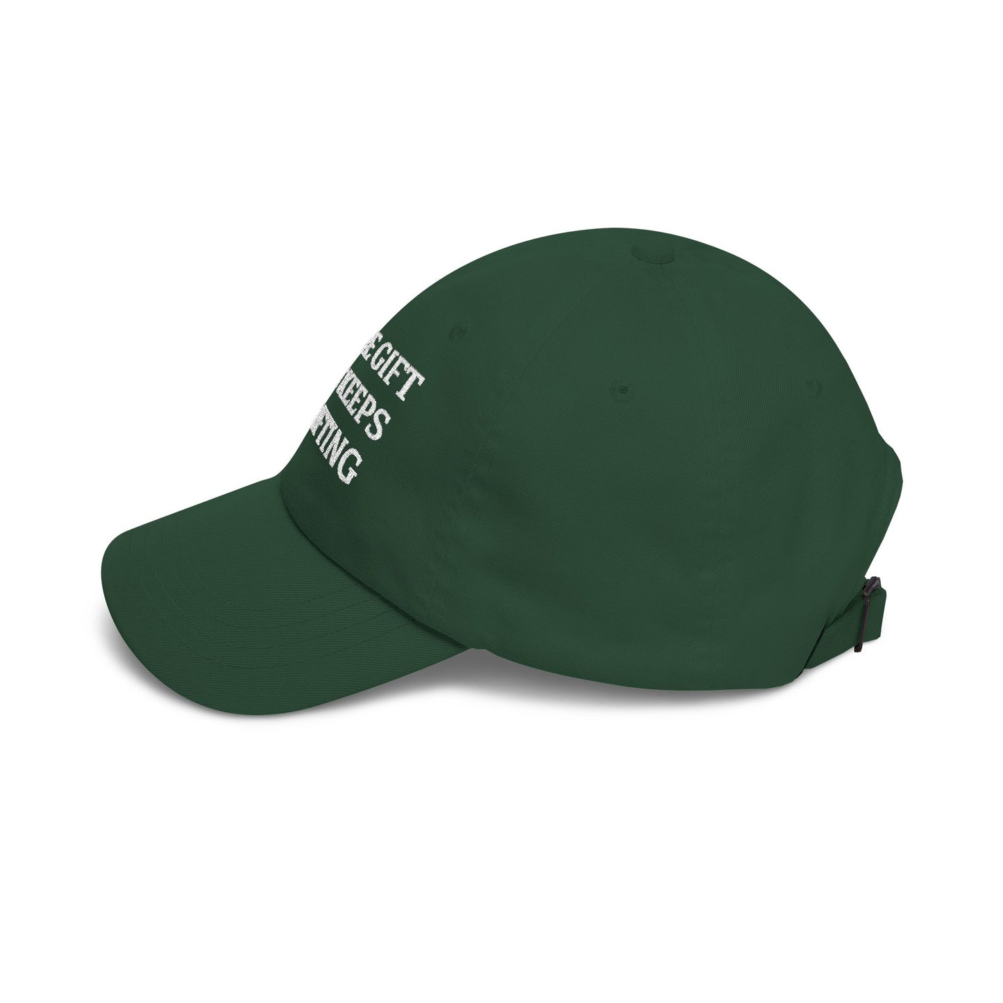 Sassy "I'm the Gift That Keeps on Gifting" Classic Dad Cap