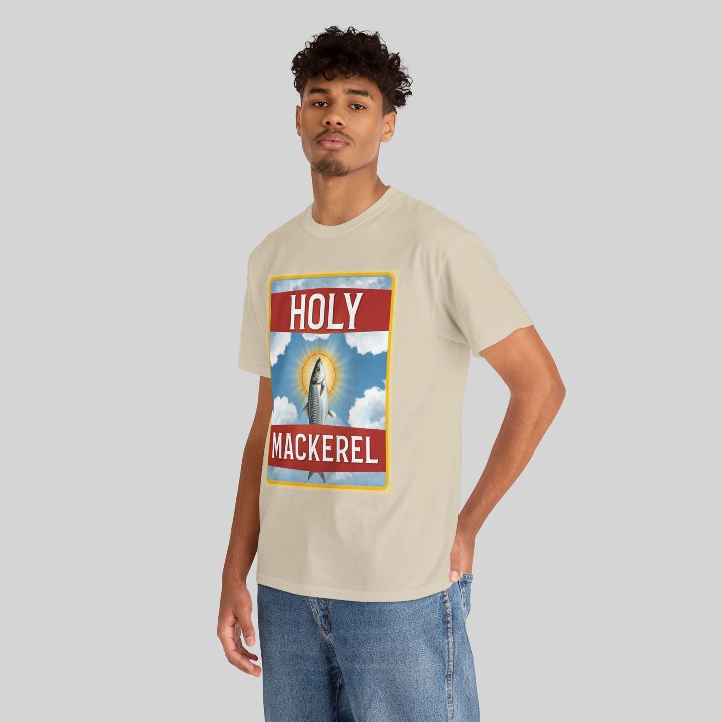 Holy Mackeral Vintage Pun T-Shirt — Retro Fishing Graphic Tee