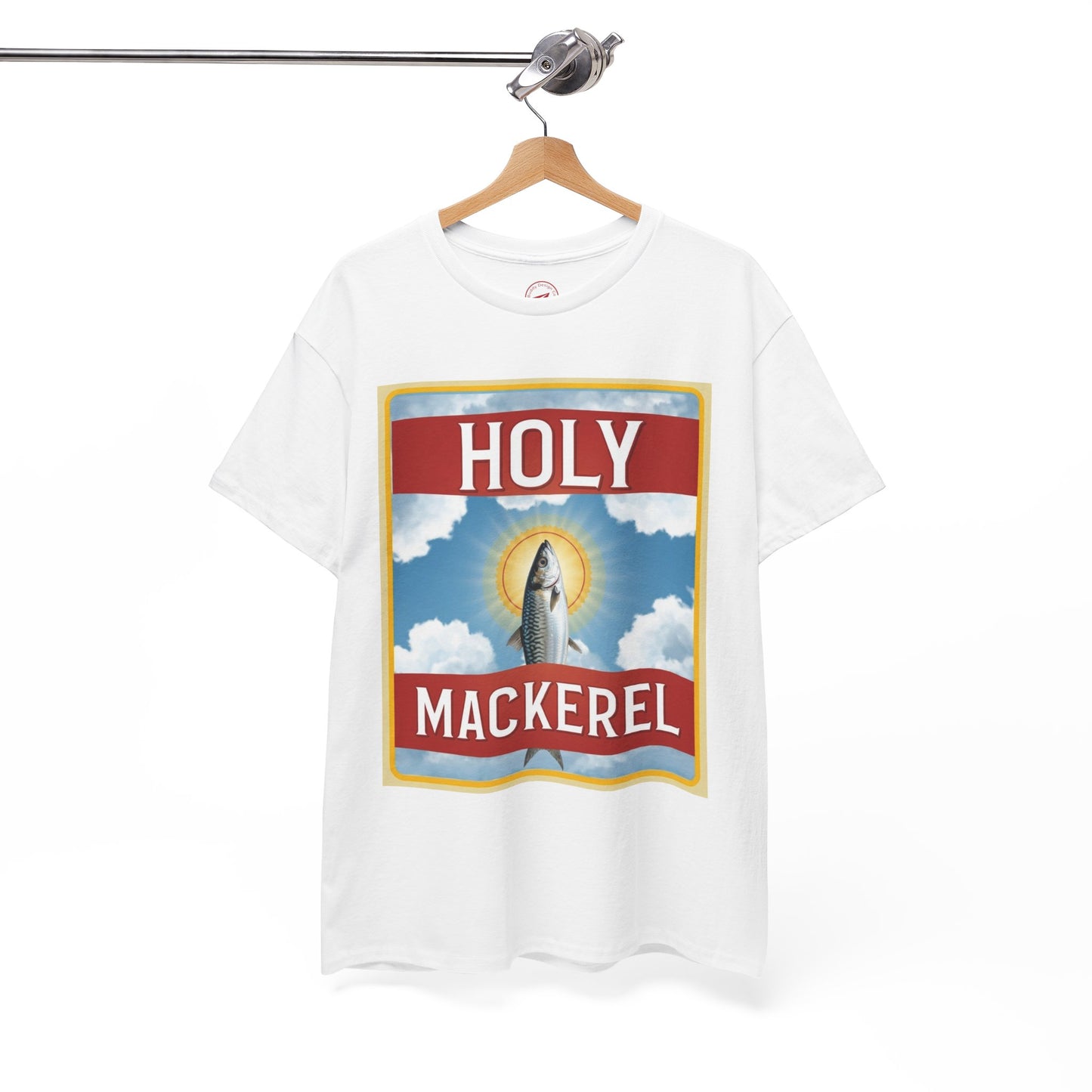 Holy Mackeral Vintage Pun T-Shirt — Retro Fishing Graphic Tee