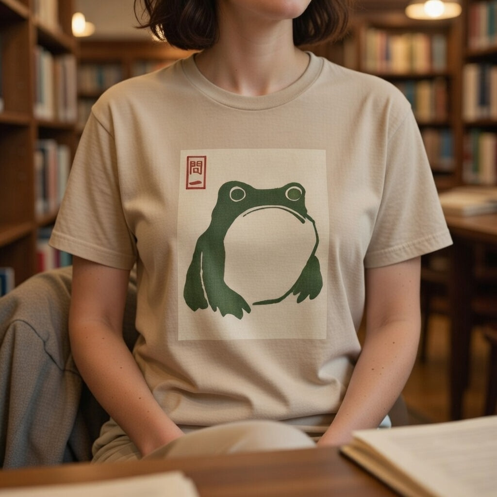 Japanese Matsumoto Hoji Frog Heavy Cotton T-Shirt