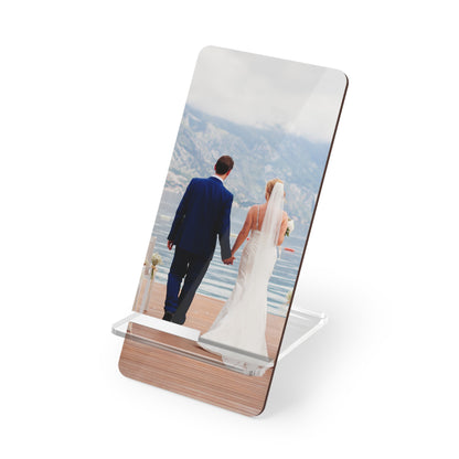 Custom Family Picture Phone Stand – Personalized Smartphone Display, Desk Organizer, Stocking Stuffer Gift under $10, Family Photo Mobile Display