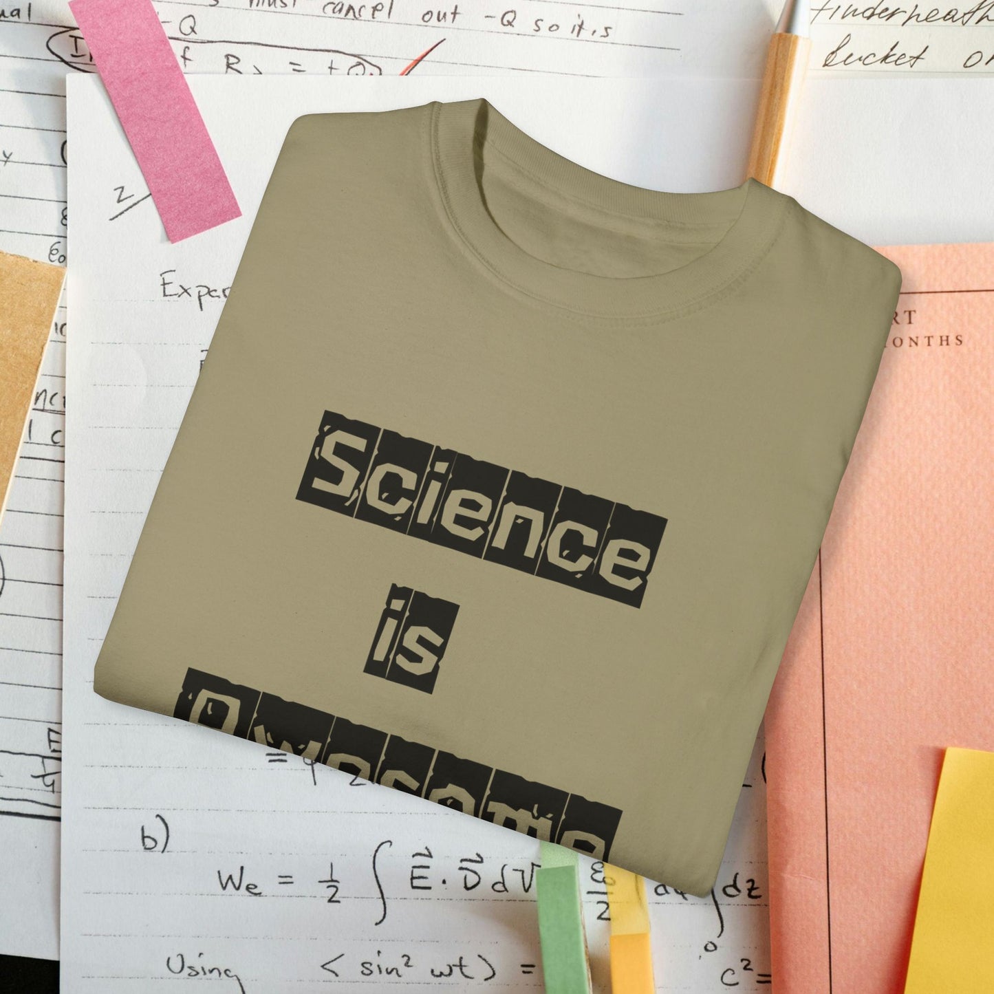 Science is Awesome Unisex Comfort Colors Shirt, Teacher T-shirt, Physics Gift, Stem Major Gift, Chemistry & Biology Nerd Shirt