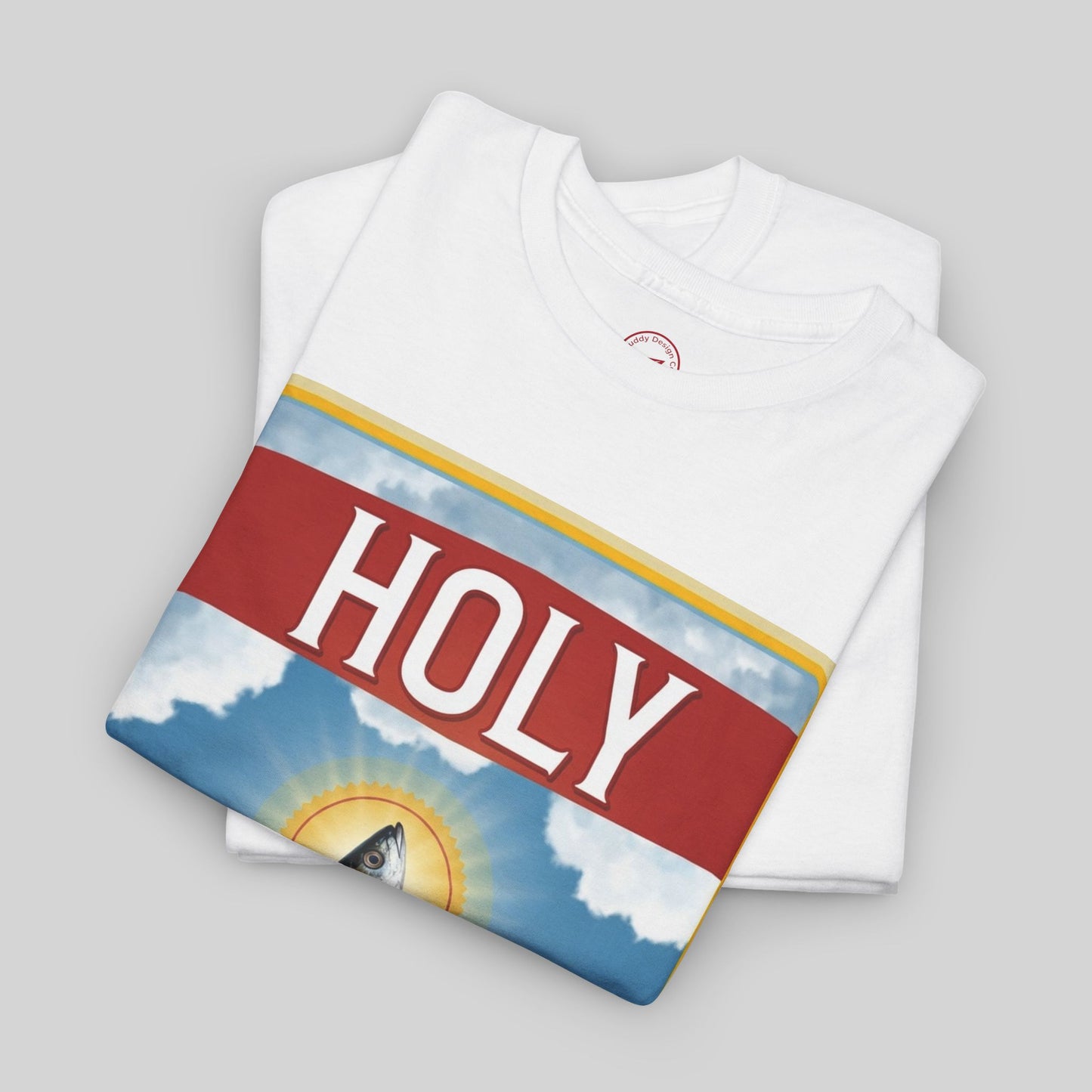 Holy Mackeral Vintage Pun T-Shirt — Retro Fishing Graphic Tee
