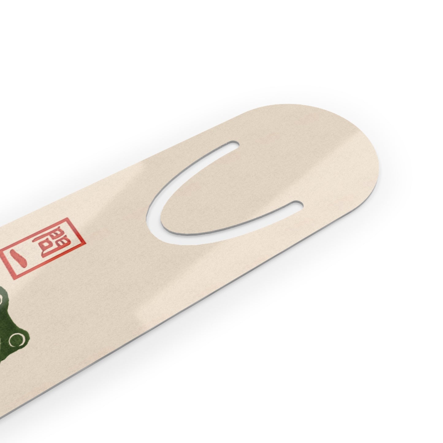 Japanese Frog Metal Bookmark Matsumoto Hoji Inspired Art Minimalist Ink Illustration Literary Gift for Book Lovers