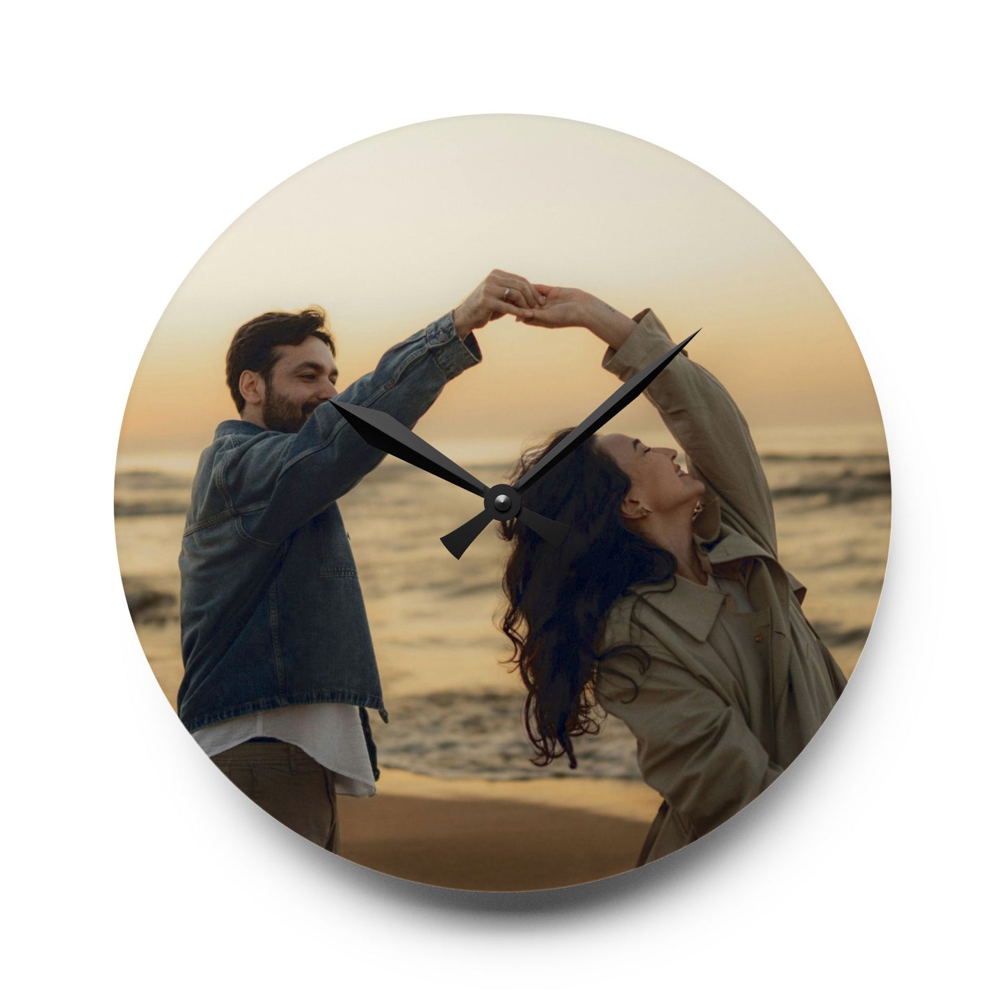 Personalized Photo Acrylic Wall Clock – Custom Picture Clock