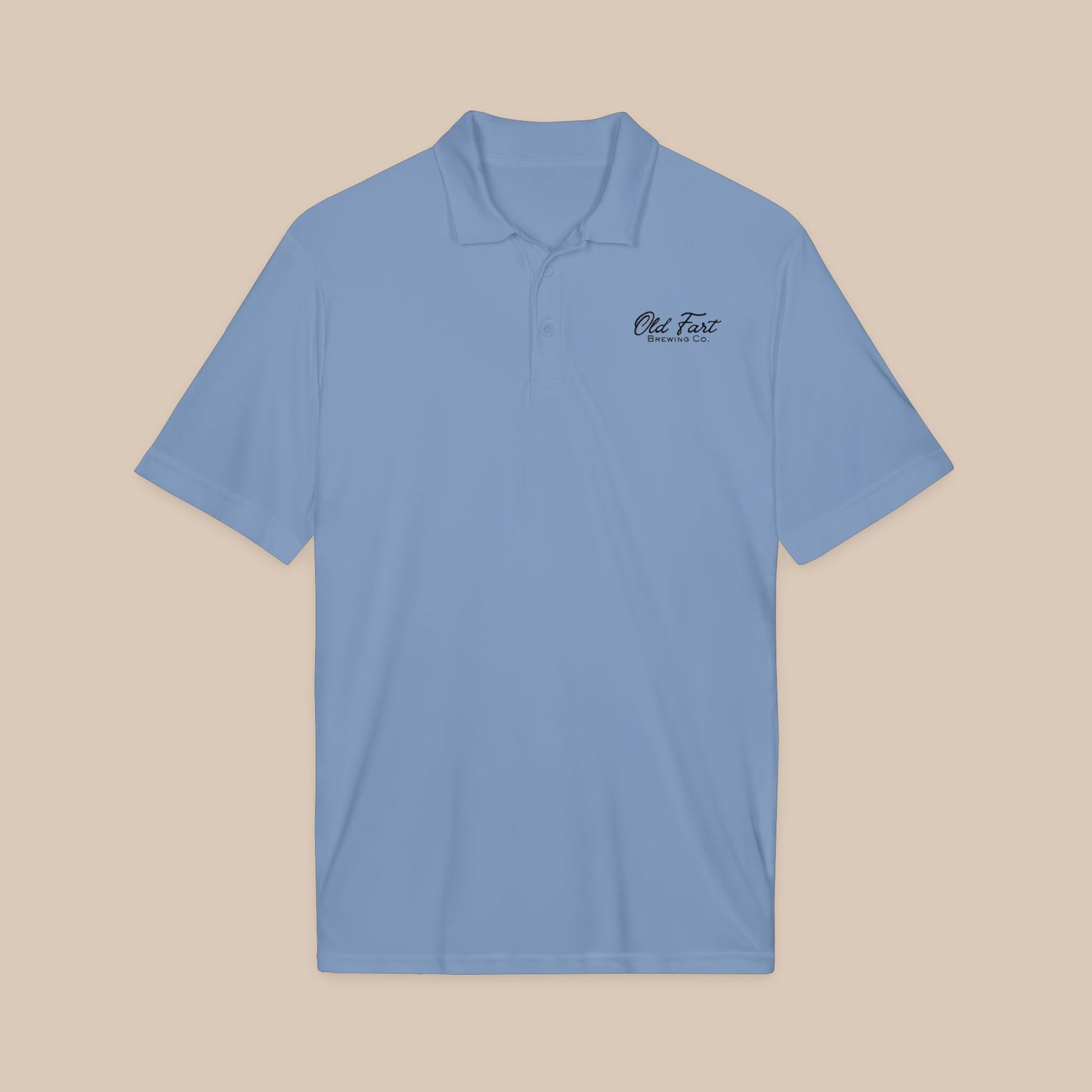 Embroidered "Old Fart Brewing Co." Polo Shirt| Funny Retirement Gift |Dad gift| grandpa Gift |Birthday Gift | Fart Joke | Coach Gift | Polo