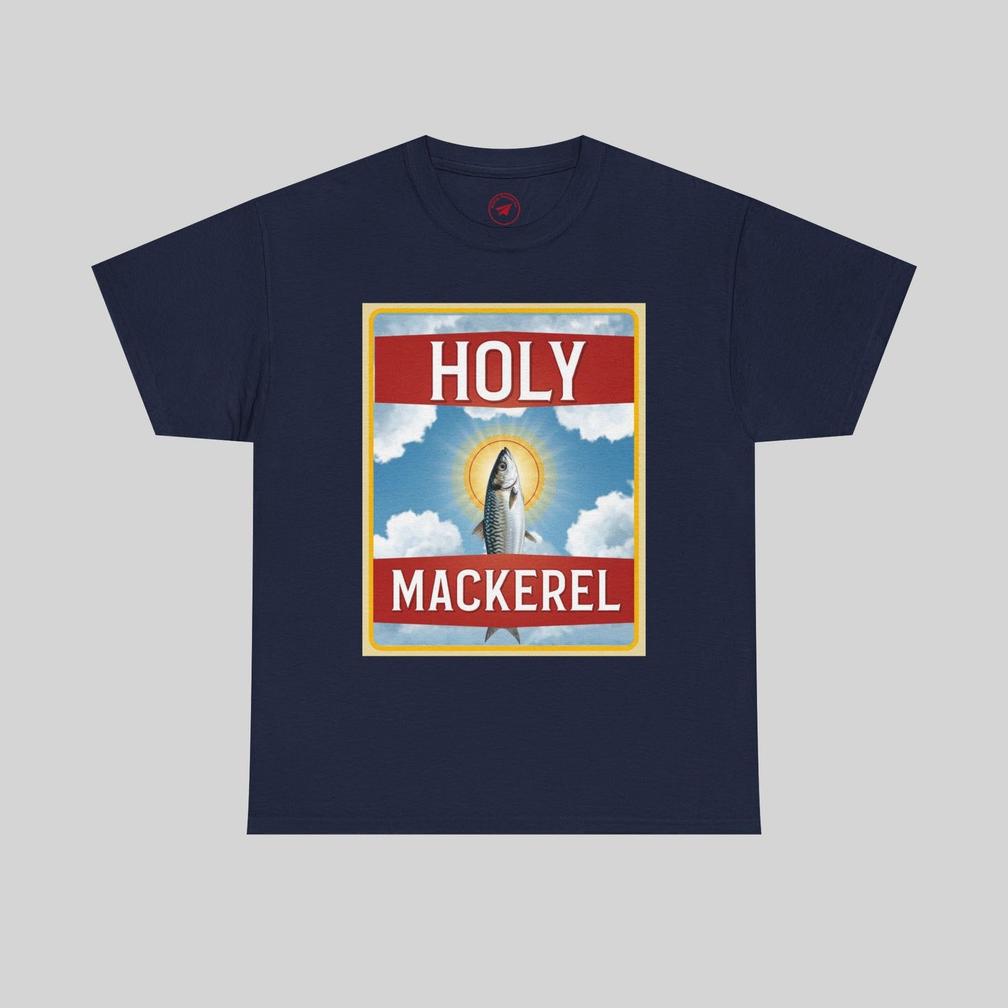 Holy Mackeral Vintage Pun T-Shirt — Retro Fishing Graphic Tee