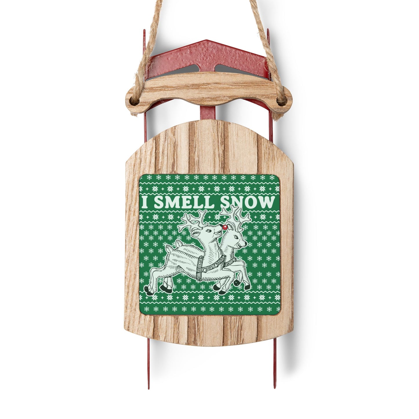 Novelty Gilmore Girls"I Smell Snow" Sled Ornament