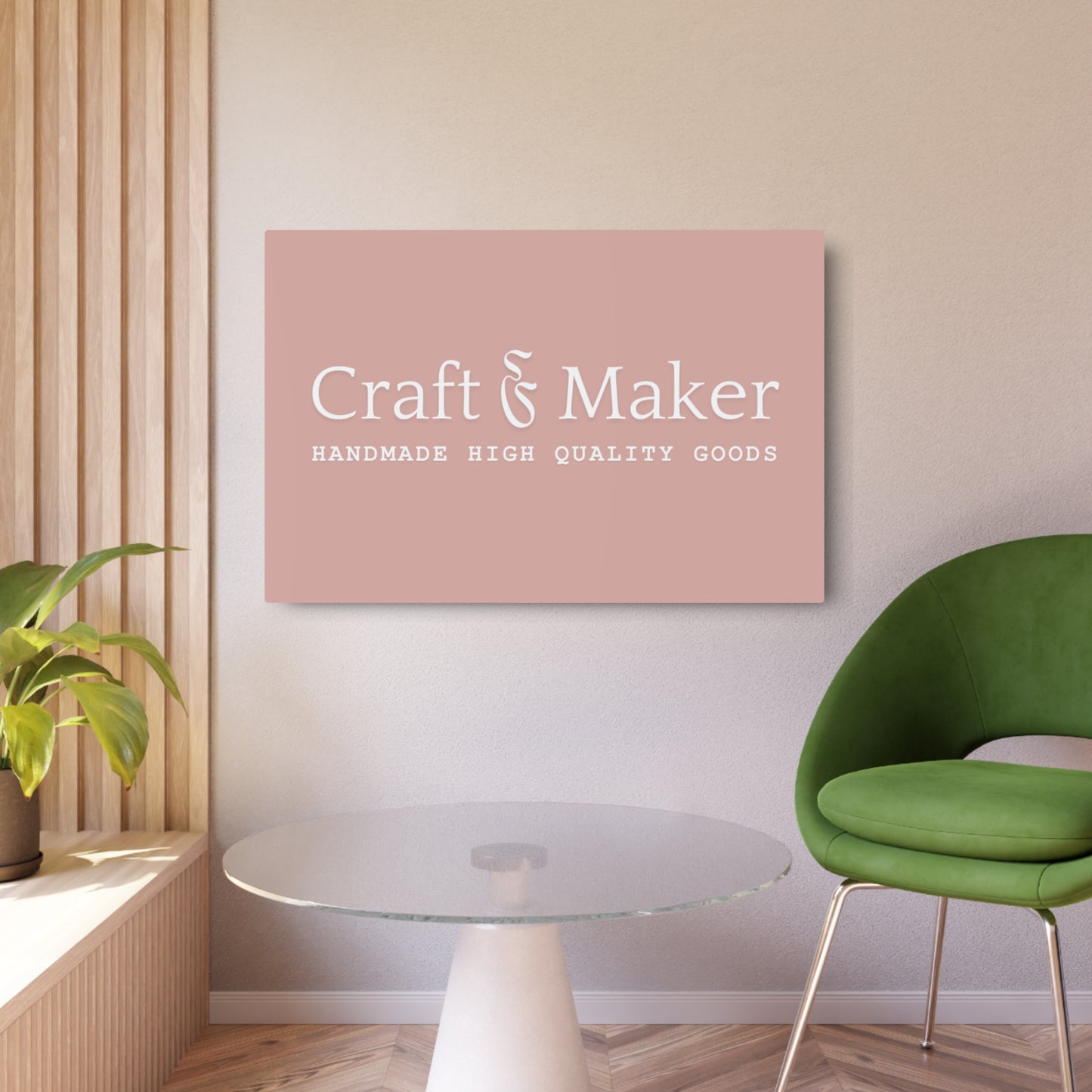 Horizontal Metal Business Branding Sign | Custom Design | Metal Art Sign