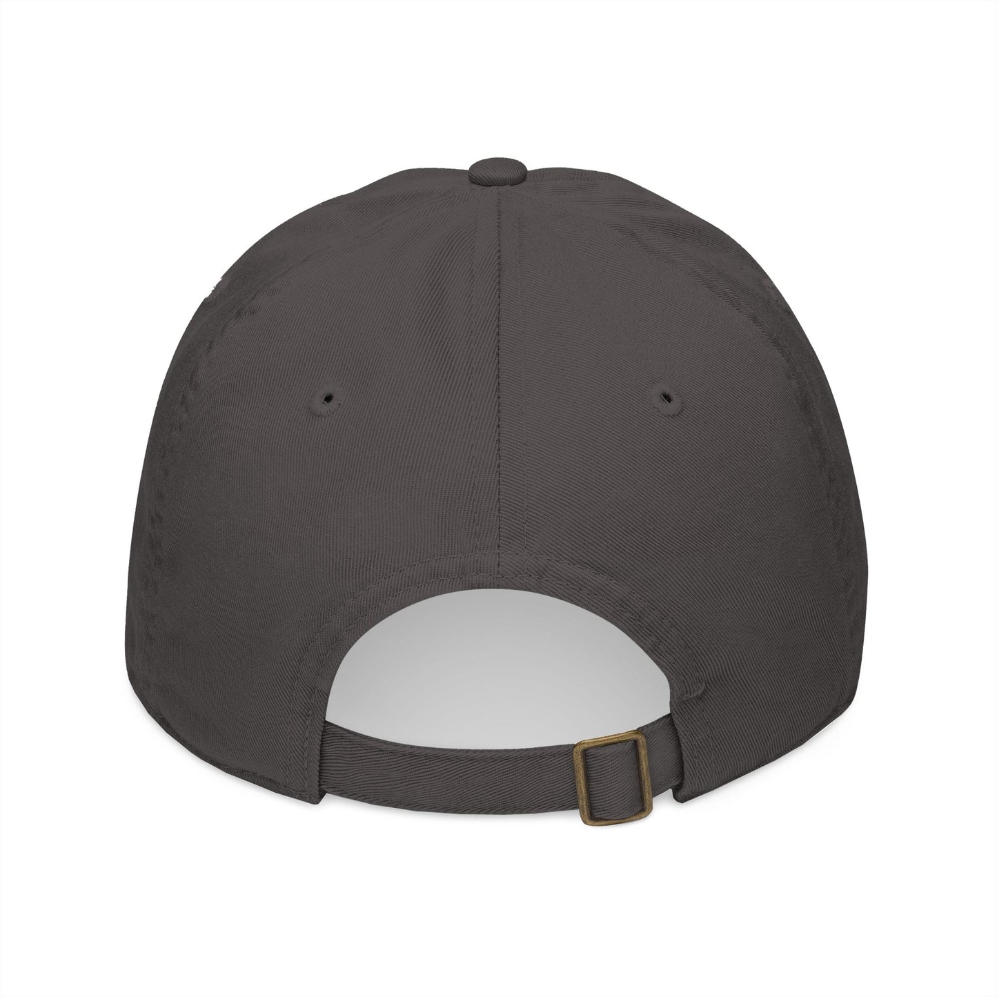 "Maybe Coffee Will Help" Embroidered Organic Baseball Cap | Yellow on Dark Versions